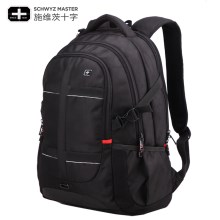 施维茨十字双肩包男士背包女韩版旅行背包高中学生书包休闲电脑包